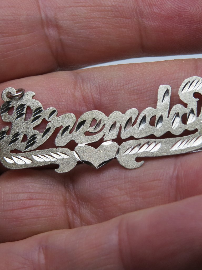 14k Brenda Nameplate